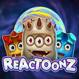 Reactoonz logo by  at Jellona Casino